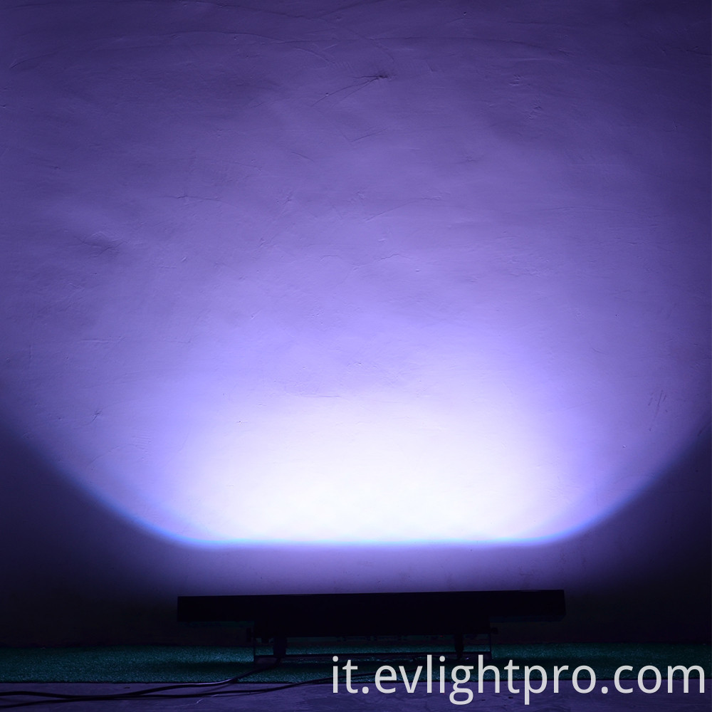 Attrezzatura per eventi Lavatrice da parete Proiettore RGB 3-in-1 Cob Blown Blinder Bar Light Ogni controllo pixel